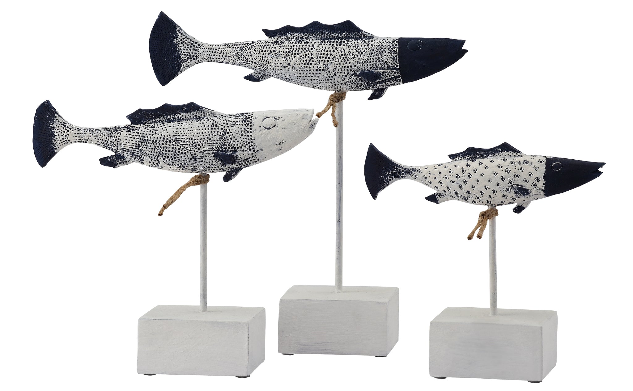 Antique Fish Statues, Set of 2 – Ornamic
